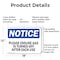 Signmission Please Ensure Gas Is Turned Off After Each Use OSHA Notice Sign, Aluminum, 18in W x 12in L, 2PK OS-2PACK-NS-A-1218-L-17444 - alternate 7